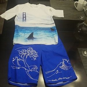 Boy's bathing suit set